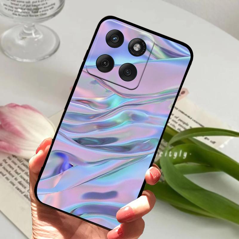 For Motorola Edge 60 Fusion Case Edge60 Fusion Soft Silicone TPU Phone Cover For Moto Edge 50 Fusion 5G Cute Animal Protector