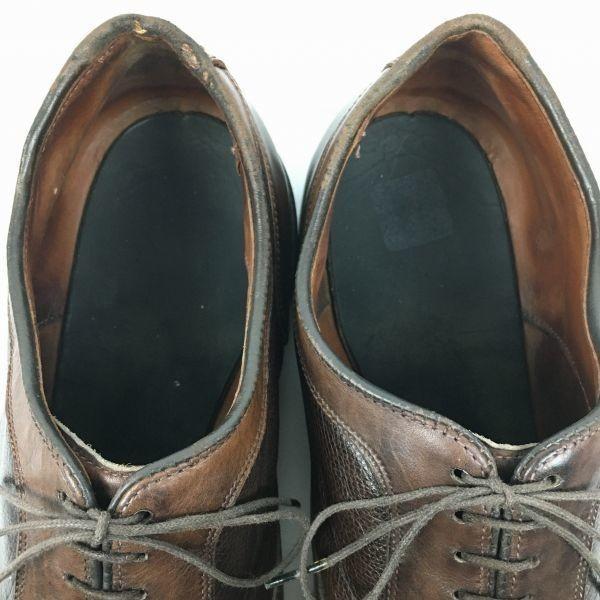 Allen Edmonds Vintage Straight Tip Business Shoes Brown Size 28.5-29.5cm Men's(USED)