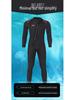 Мужской утепленный гидрокостюм толщиной 5 мм, с длинными рукавами и брюками для глубоководного дайвинга и зимнего плавания