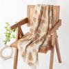 New imitation cashmere scarf fashionable dark coffee animal pattern European and American thickened scarf couple warm shawl