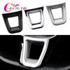 Color My Life ABS Car Steering Wheel Panel Decoration Cover Trim Sticker for Volkswagen VW Golf 7 MK7 7.5 2013 -