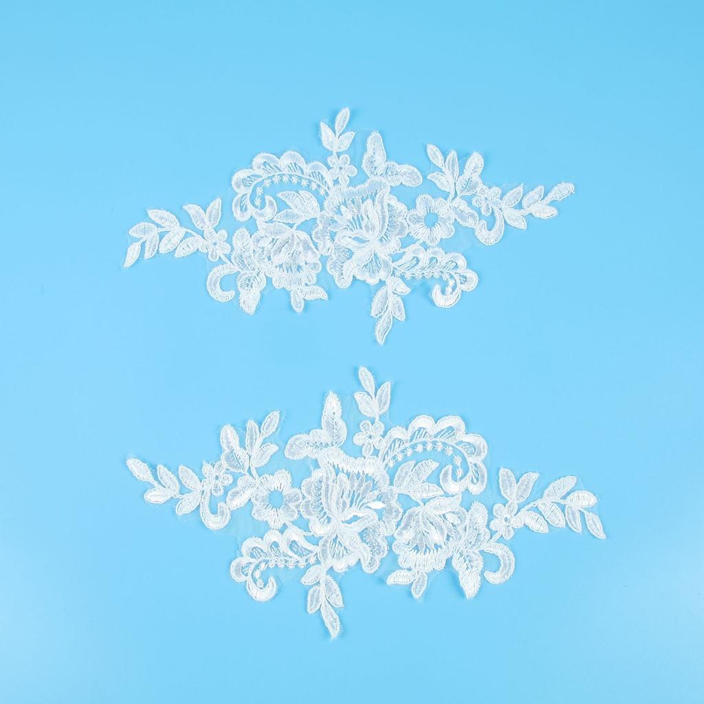 Bone Rope Lace Lace Haute Couture Embroidery Wedding Dress Veil With Car Stock Flower Sticker Car Stock Embroidery Lace To Flower