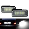 2x Fits For Mercedes Benz C E CLS-Class W203 W211 W219 R171 2D 2004~11 SMD Rear White Canbus Led License Plate Lights