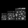 100pcs Transparent  Gifts Wedding Favors Candy Bag Self-Adhesive Christmas Snowflake  Cookie Package