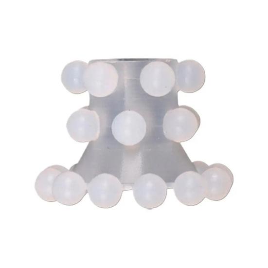 Мужское кольцо для продления полового акта с 3-слойными силиконовыми бусинами, противоскользящее фиксирующее кольцо для более длительной близости