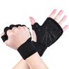 Half Finger Gym Fitness Gloves Hand Palm Protector with Wrist Wrap Support Crossfit Workout Power Weight Lifting