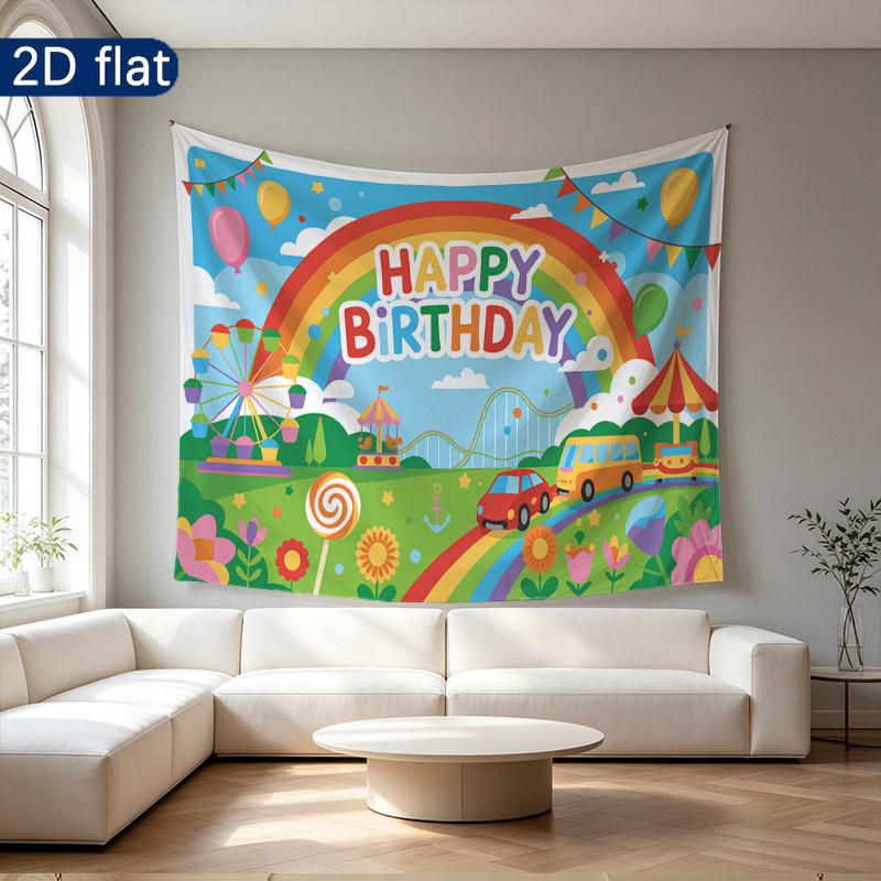 Graduation Birthday Backdrop 1pc - Wall Hanging Decor