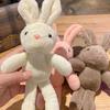 Car Keyring Key Chain Bunny Plush Doll Rabbit  Plush Doll Plush Keyring Bunny Plush Keychain