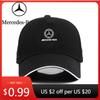 Горячая Наклейка на Автомобиль Мужчины Женщины Бейсболка Логотип Автомобиля Летняя Спортивная Шляпа для Mercedes Benz AMG W203 W204 W205 W210 W211 W212 W221 W222