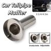 Round Tailpipe Muffler Tip Universal Noise Reducer Inner Silence Exhaust Muffler Tip  Car