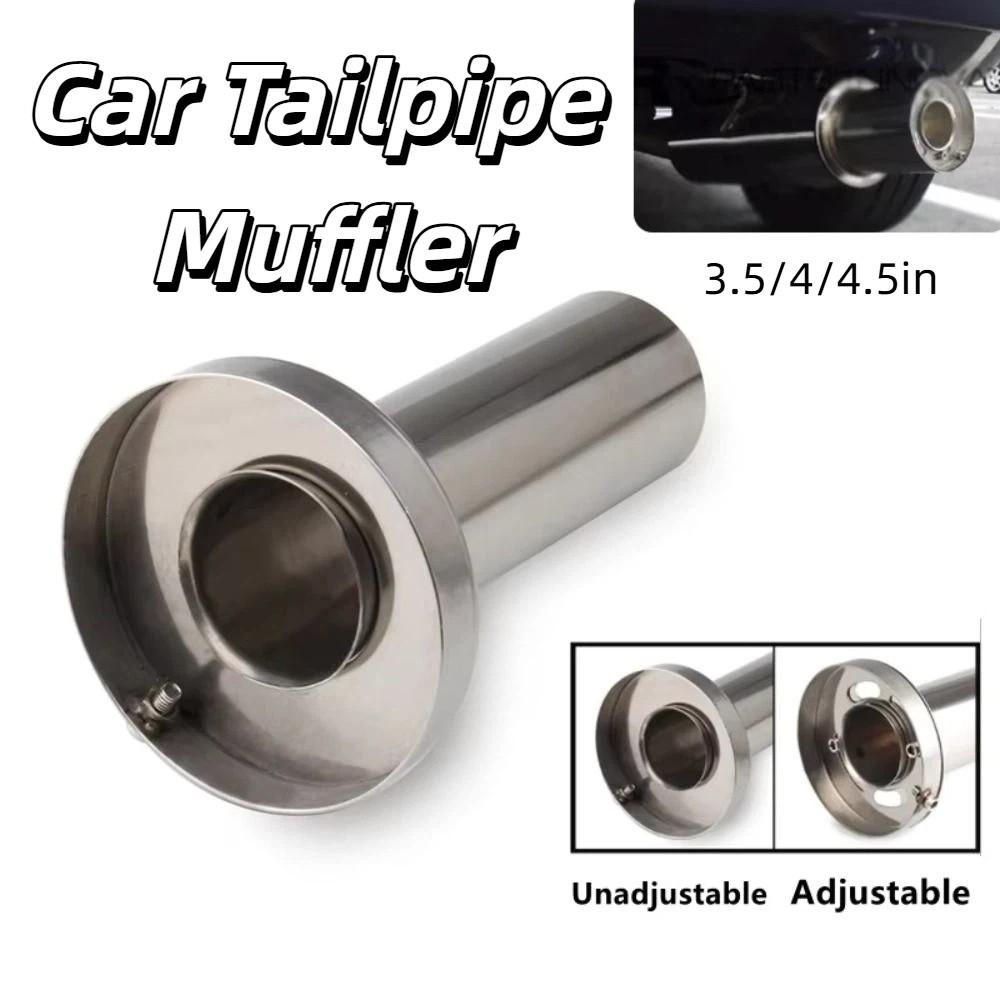 Round Tailpipe Muffler Tip Universal Noise Reducer Inner Silence Exhaust Muffler Tip Car