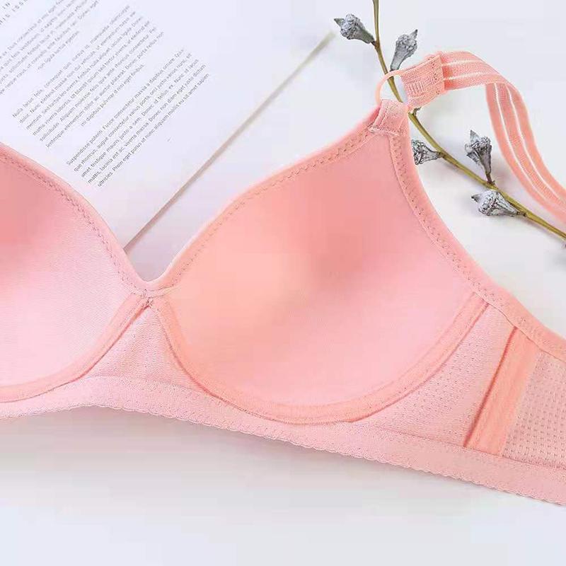 Традиционный мамин большой размер из чистого хлопка, удобный дышащий гладкий бюстгальтер с тонкой чашкой для среднего возраста и пожилых людей