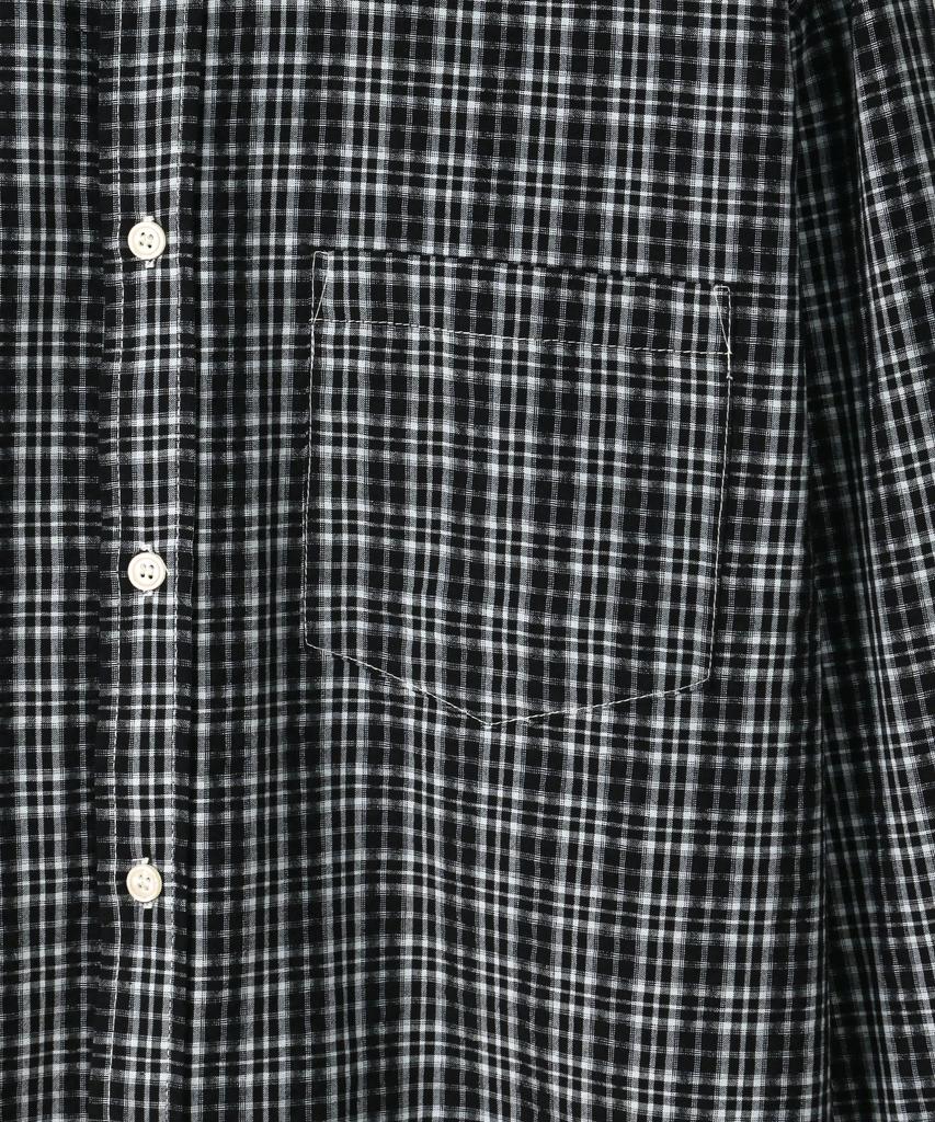 INDUST Summer Roy Wrinkle Check Shirt_Black