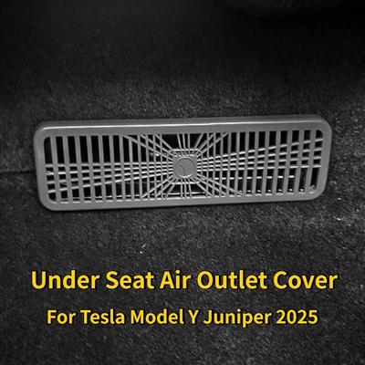 Для Tesla Model Y Juniper 2025 Защитная крышка заднего воздуховода под сиденьем Защита от засорения Защитная решетка воздуховода для задних сидений Аксессуары