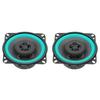2 шт. Автомобильные динамики 4 дюйма 100 Вт Автомобильные аудиодинамики Автомобильный твитер Автомобильные динамики Дверные музыкальные аудиодинамики для автомобиля Черный Зеленый
