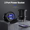 3.1a Dual Usb автомобильное зарядное гнездо водонепроницаемое 12v-24v автомобильная розетка прикуривателя для автомобиля мотоцикла морской лодки