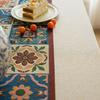 Thick Cotton Linen American Country Farmhouse Style Rectangular Tablecloth