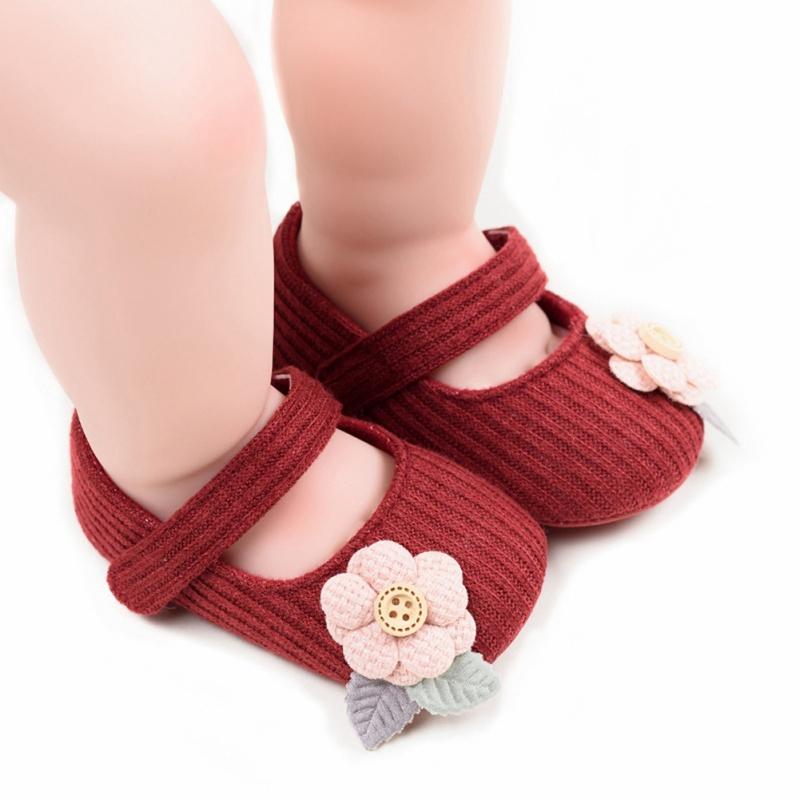 Baby Girl Breathable Flower Design Anti-Slip Casual Sneakers