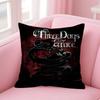 TThree days Grace Band  Personalized picture text home decorative pillows Household Gifts 45x45cm