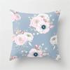 Flower Pattern Decorative Cushion Cover Pillow Pillowcase Polyester  Throw Pillows Home Decor Pillowcover