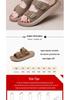 Женские летние сандалии Birkenstock на толстой подошве 2026 Одно ремешковые Нескользящие Модные шлепанцы