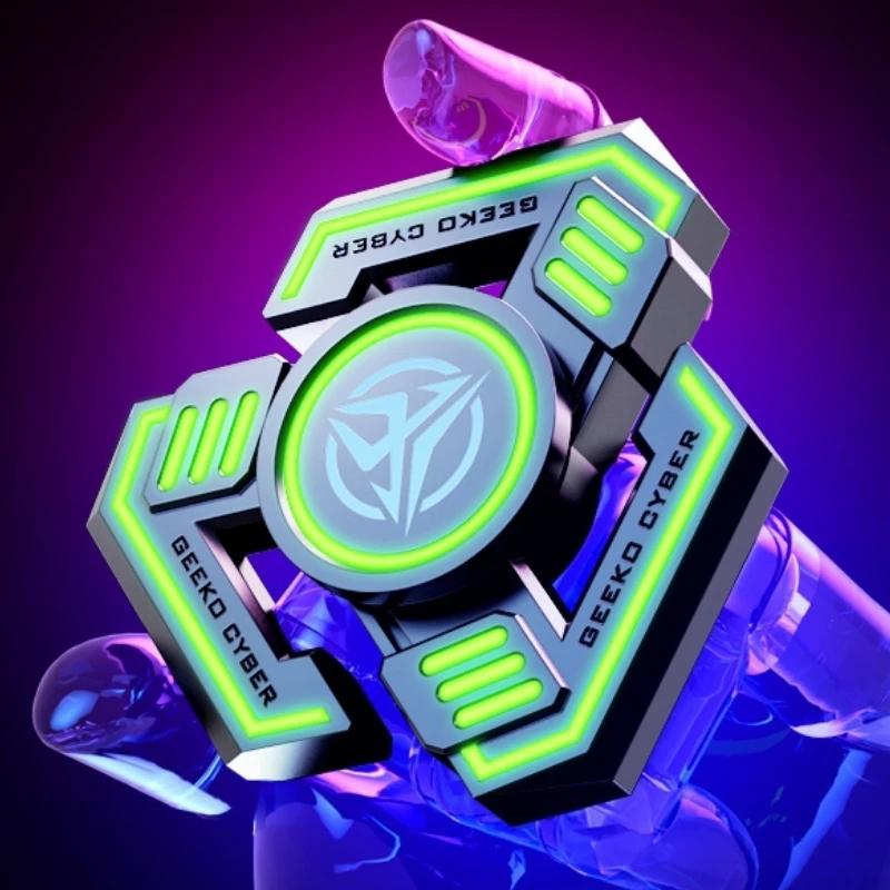 Гироскоп на палец, декомпрессионный инструмент, металлический волшебный спиннер, супер черный, технологические игрушки EDC для взрослых и мальчиков, антистресс ORIGIN