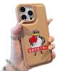 Забавный пингвин Уильям для чехла мобильного телефона Apple 17promax IP15/16Pro выпуклый мешок личи узор 14 индивидуальность
