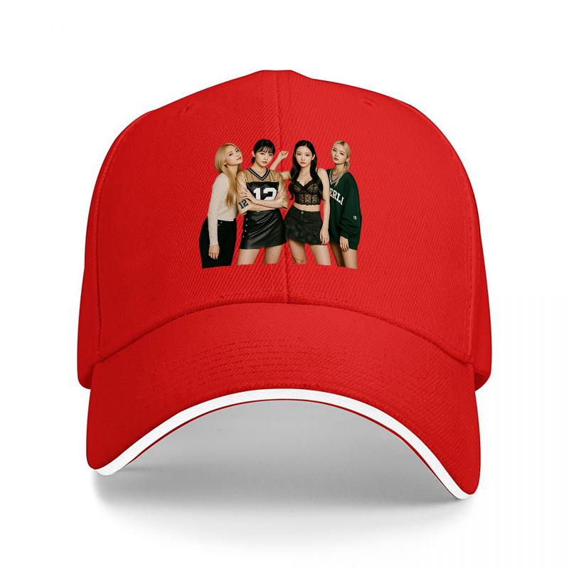 Official Merchandise Baseball Cap with Group Photo Design for Fans of the Kpop Girl Group