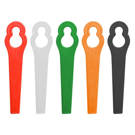 20/50/100Pcs Mower Cutter Blades Ergonomic Design Universal Simple Installation Lawnmower Plastic Cutting Blade Parts Kit