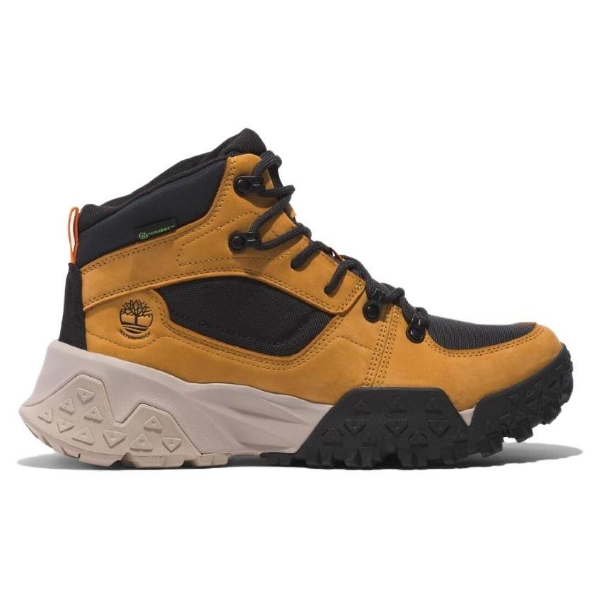 Timberland Motion Scramble Mid Шнуровка Водонепроницаемые Туристические Ботинки 'Пшеничный Нубук' Мужские A68Q8754