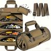 High Quality Roll Up Tool Bag, Quick Access Multi-Pocket Tool Storage Organizer with Shoulder Strap, Heavy Duty Tool Carrier