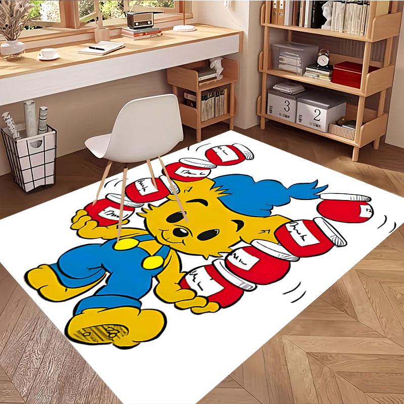 Bamse Print Rug, Washable Floor Carpet, For Entryway Dorm Laundry Room Office Study, Home Decor Birthday Christmas Gift