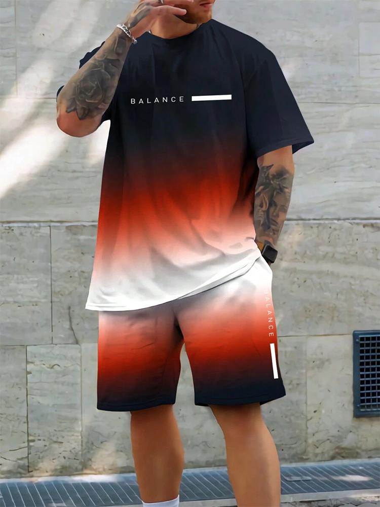 Мужская футболка в гавайском стиле, пляжные брюки, повседневный стильный мужской топ с короткими рукавами, спортивный костюм для отдыха на природе, мужские шорты