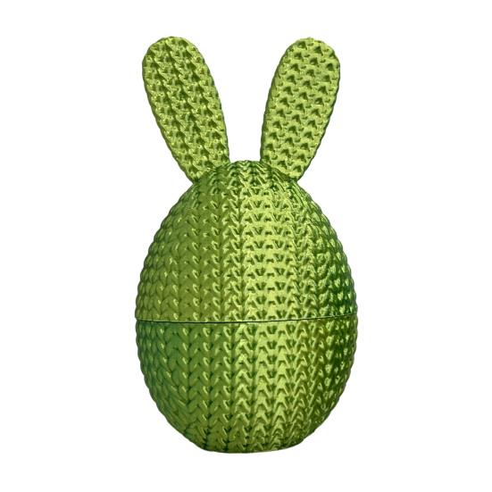 3D-печатное пасхальное яйцо-кролик, наполненное пасхальное яйцо с кроликом внутри, наполнители для пасхальной корзины для дома, офиса, декора стола