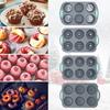 6-Cavity Silicone Wreath Mold Christmas Baking Mold for Cupcakes Soap Chocolates Flexible DIY Craft & Holiday Treats Mold