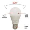 Ampoule LED E27 - Noname - 6W - 470Lm - Blanc chaud - Garantie 5 ans