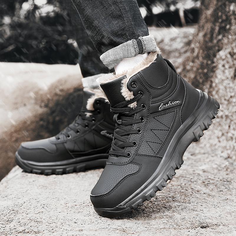 Обувь Мужские ботинки Мужские зимние уличные женские уличные ботинки Мужские зимние походные ботинки Ботильоны Водонепроницаемая мужская обувь Рабочая обувь Обувь