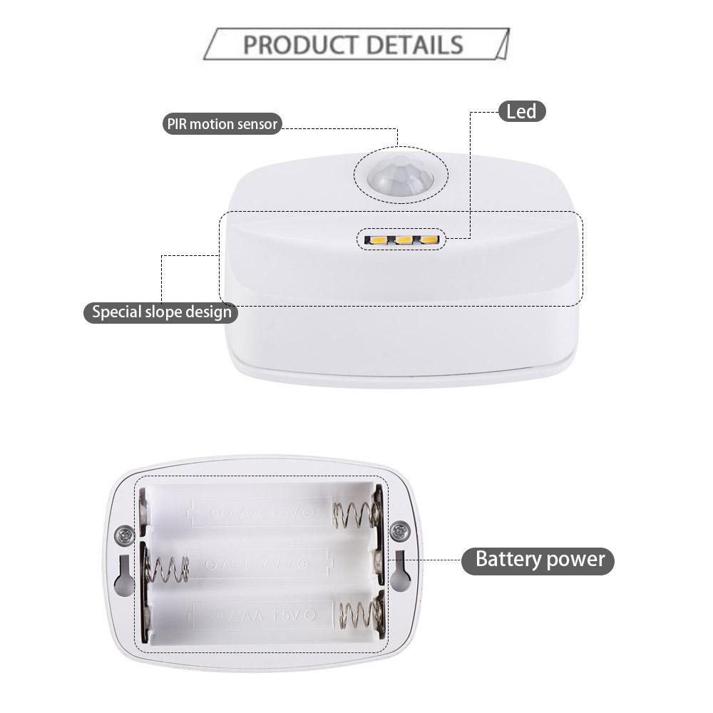 Lamp Bathroom Night Lamp Bedroom Night Light Induction Night Ligh Induction Light LED Night Light
