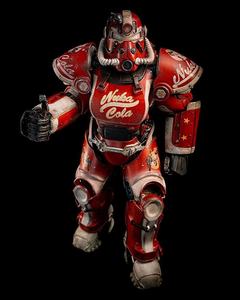 Fallout T 51 Power Armor Scale Painted Movable Figure 1/6 Nuka-Cola 1/6 ABS&PVC&POM&cloth