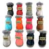 4pcs/set Winter Pet Dog Shoes For Small Dogs Cats Super Warm Leather Dog Snow Boots Waterproof Chihuahua Pug Shoes Pet Supplies