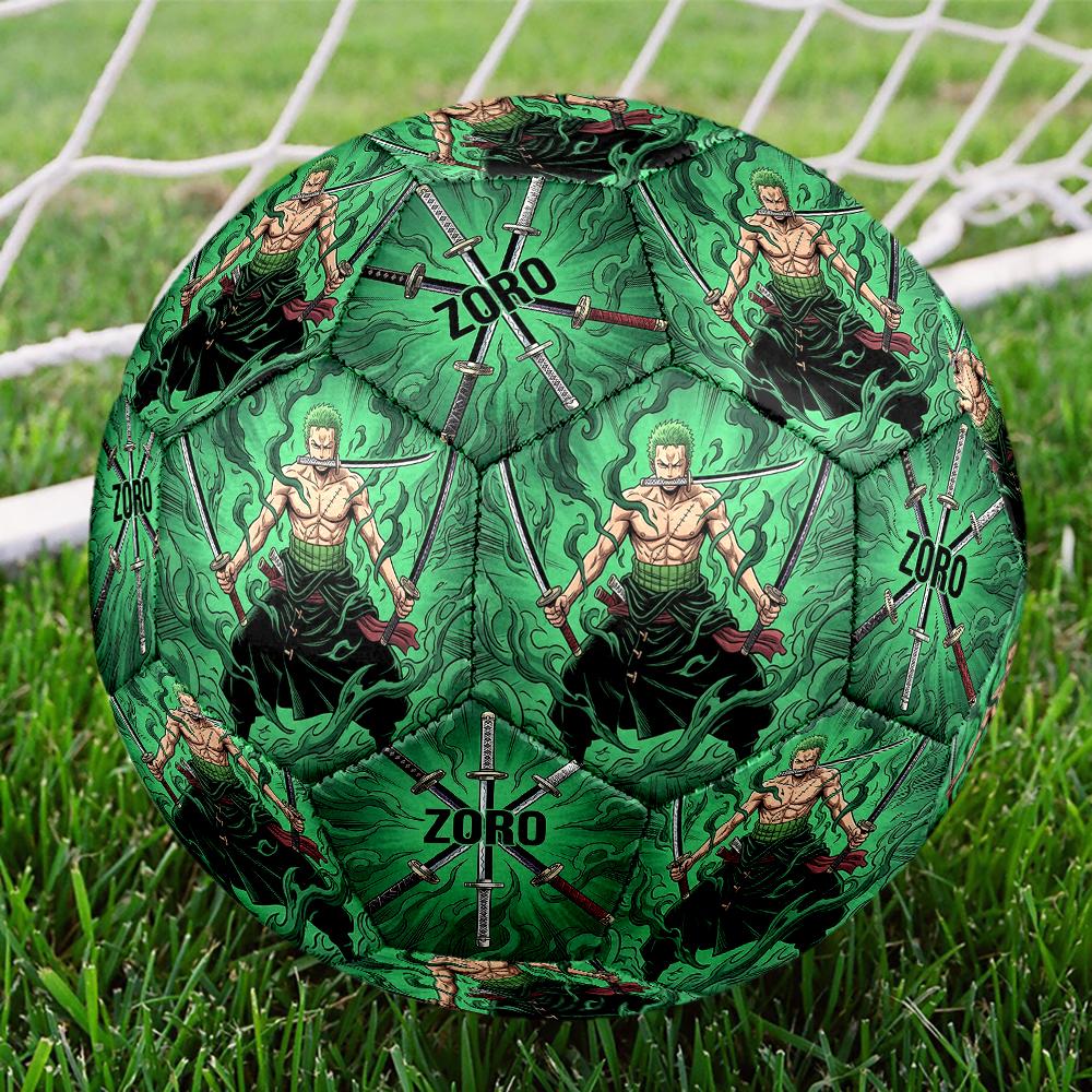 1pc One Piece Football Soccer Ball Size 5 Indoor Soccer Ball Fashion Colorful Backyard Game -Great For Sports Fans Gift HE25