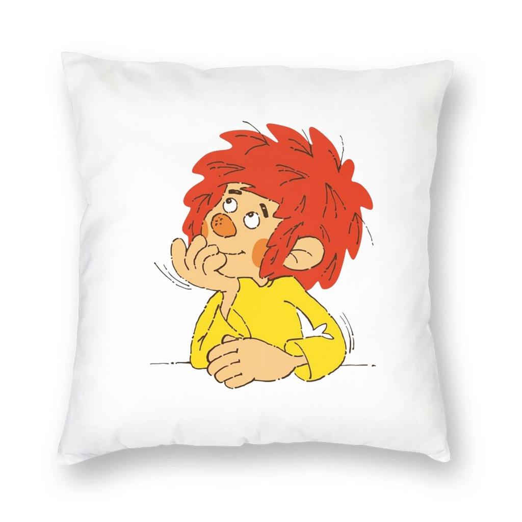 Pumuckl Square Pillowcase Pillow Cover Cushion Throw Pillow for Home Sofa Living Room