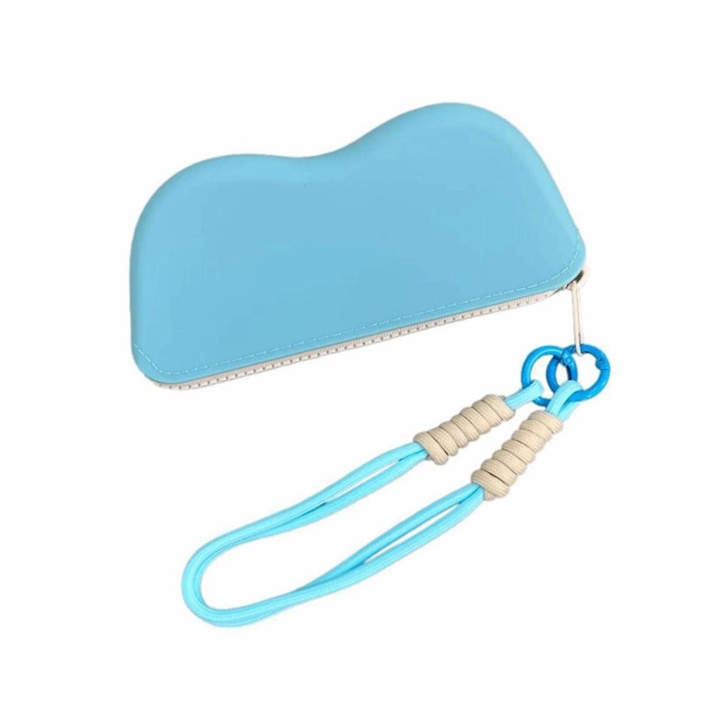 Candy Color Silicone Glasses Bag Soft Silicone Eyeglasses Case  Outdoor Activities