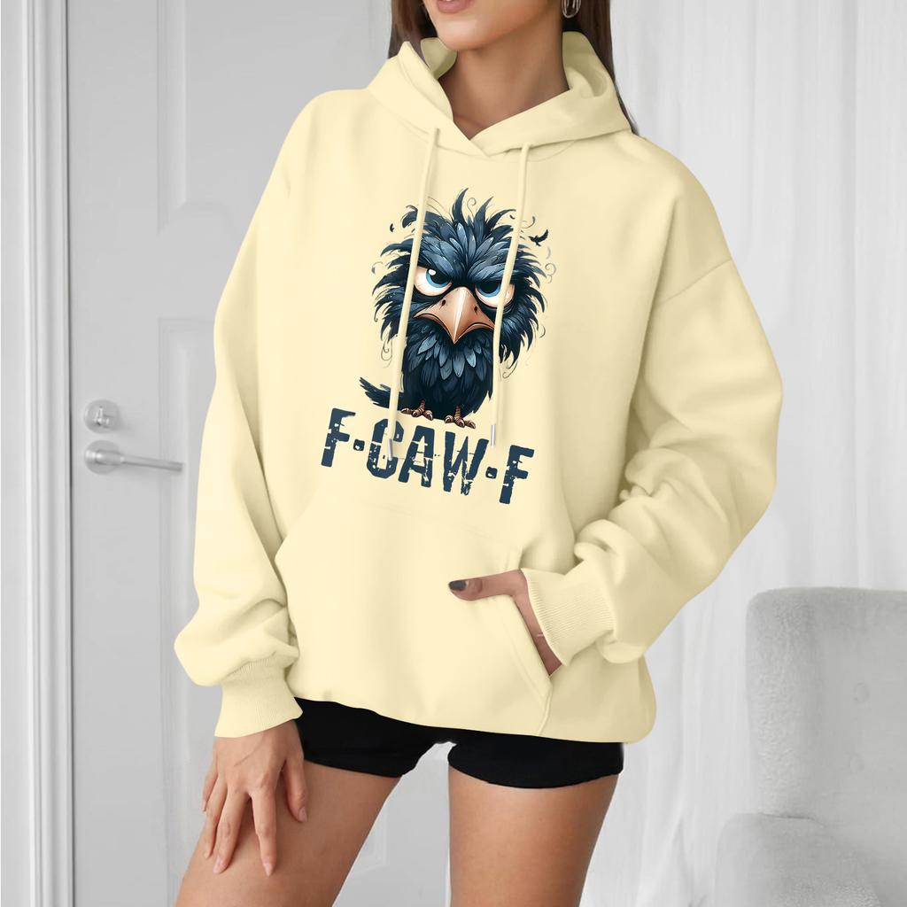 Women's Fashion Casual Long Sleeve Loose Printed Sweatshirt