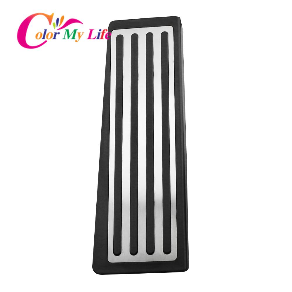 Педали из нержавеющей стали Color My Life для Volvo S90 S 90 2016-2022, педаль газа, педаль топлива, педаль тормоза, подставка для ноги