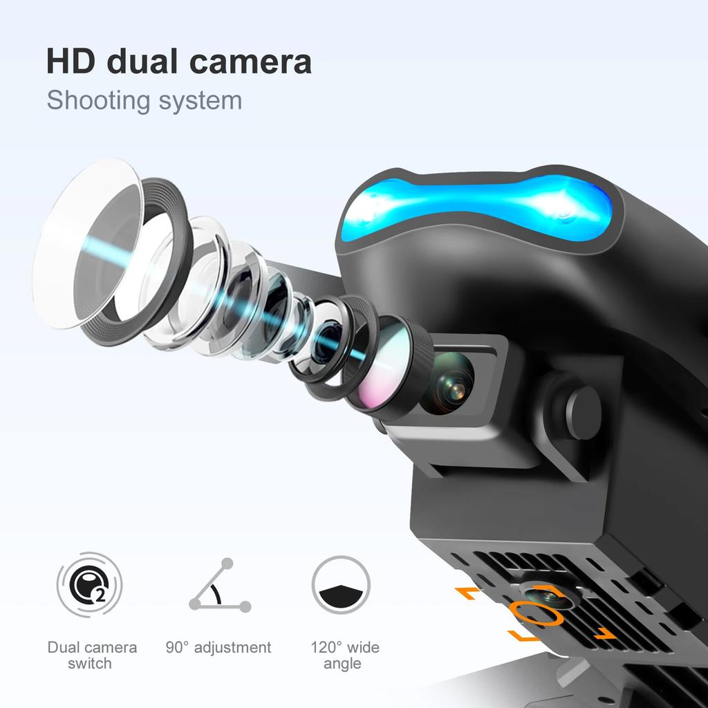 E99 K3 Pro HD 4k Двойная камера Режим удержания высоты Складной Мини RC WIFI Квадрокоптер для Аэрофотосъемки Игрушки Вертолет
