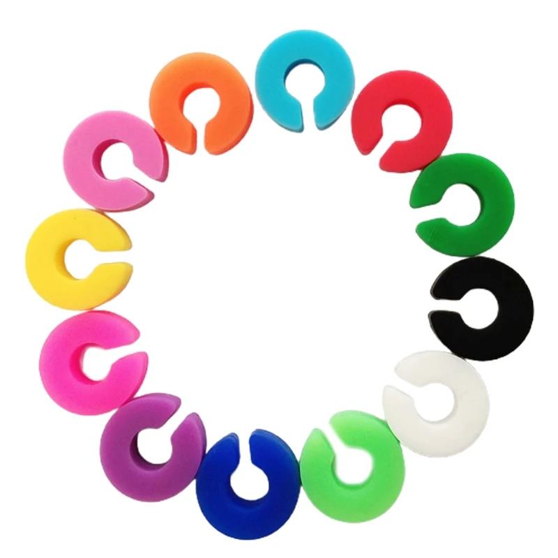 Wine Glass Markers Mini Circle Silicone Drink Glass Tags Recognizer Cup Labels Signs Juice Champagne Cup Goblet Label Mug Tag 5