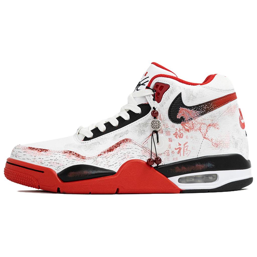 Nike Flight Legacy Винтажные Баскетбольные Кроссовки Мужские Средней Высоты Красный/Черный BQ4212-100(Team1023-S-BOX)