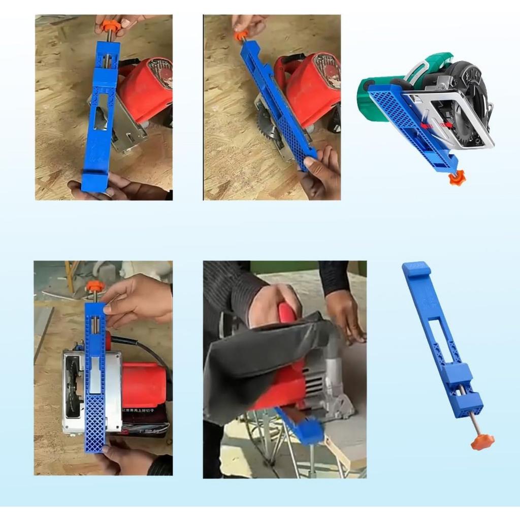 Adjustable Cutting Machine Base Guide Rail, Electric Circular Saw Milling Positioning Clamp, Precision Wood Cutting Guide Rail, Woodworking Tools