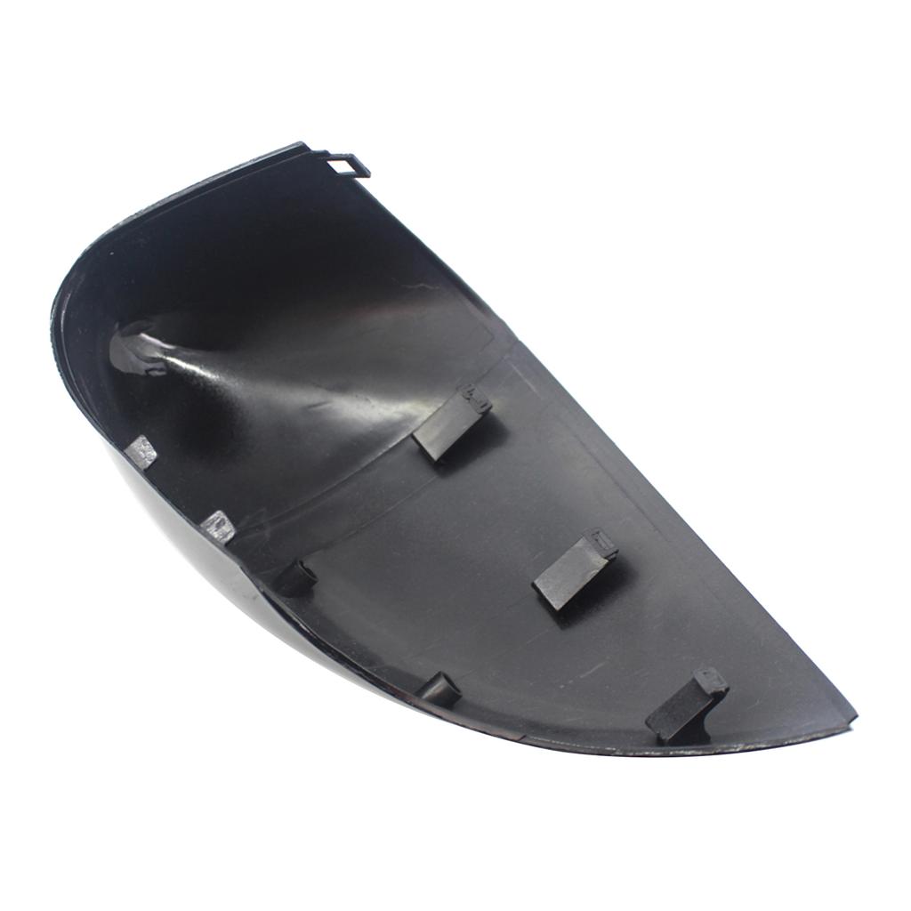 Gloss Black Wing Mirror Cover Cap Painted Replacement for Ford Fiesta 2009-2015 Right Side 1594546
